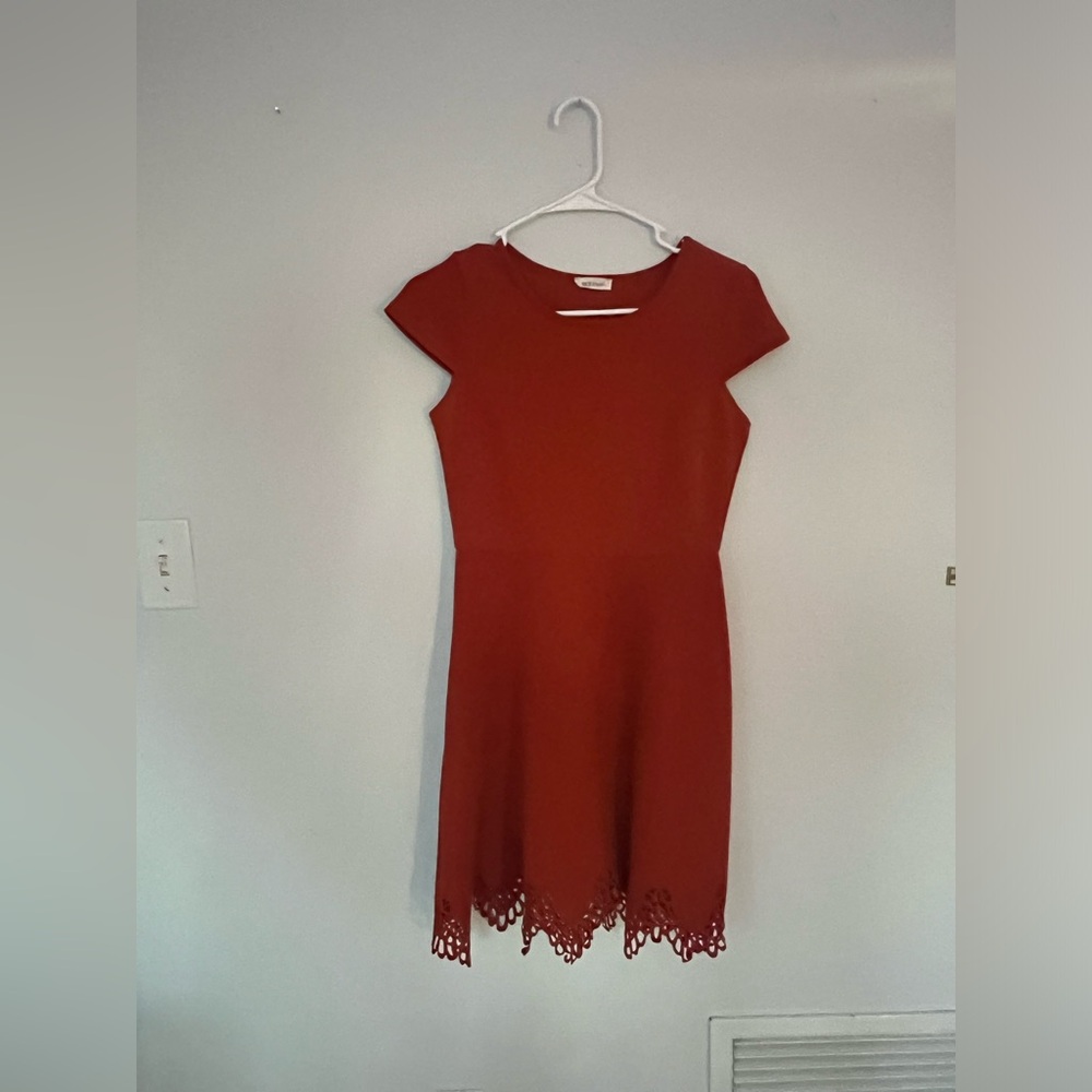 Orange t shirt dress